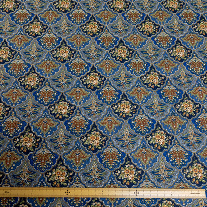 Japan | 宮廷浮雕之花 Palace Relief | cotton printed sheeting 純棉