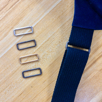 accessories 配件 | metal square buckle 2pcs 金屬方扣 2個｜10mm 15mm 21mm 25mm 30mm 35mm 40mm 50mm