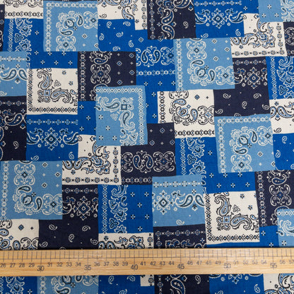 Japan | Classic Gingham Patchwork 經典圖案格仔拼布 | cotton printed sheeting