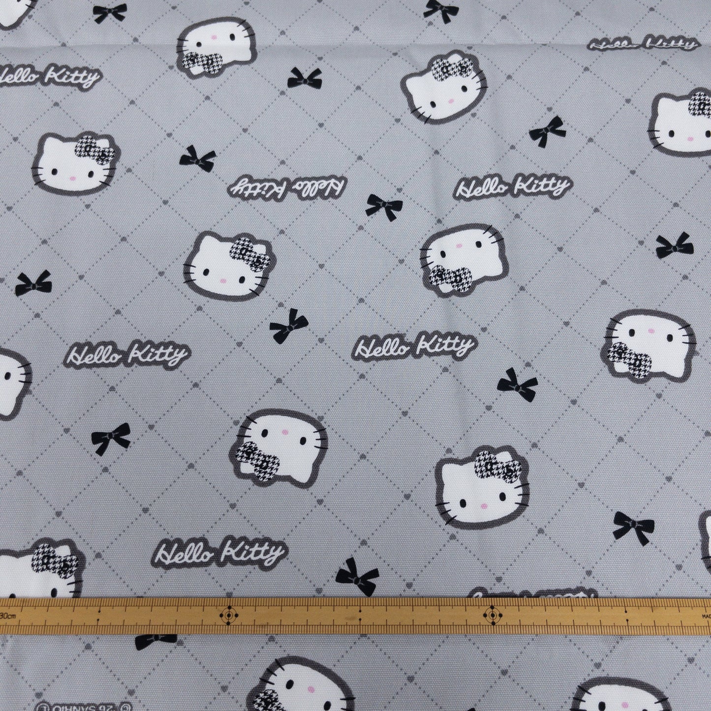 Japan | hello kitty 格紋 | cotton printed oxford 純棉