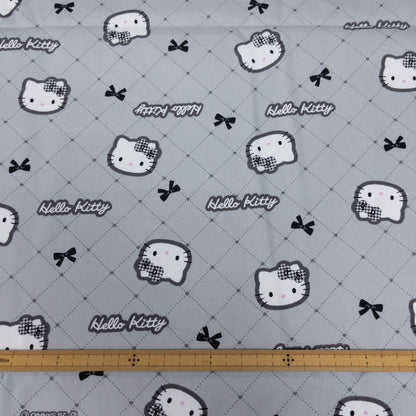 Japan | hello kitty 格紋 | cotton printed oxford 純棉