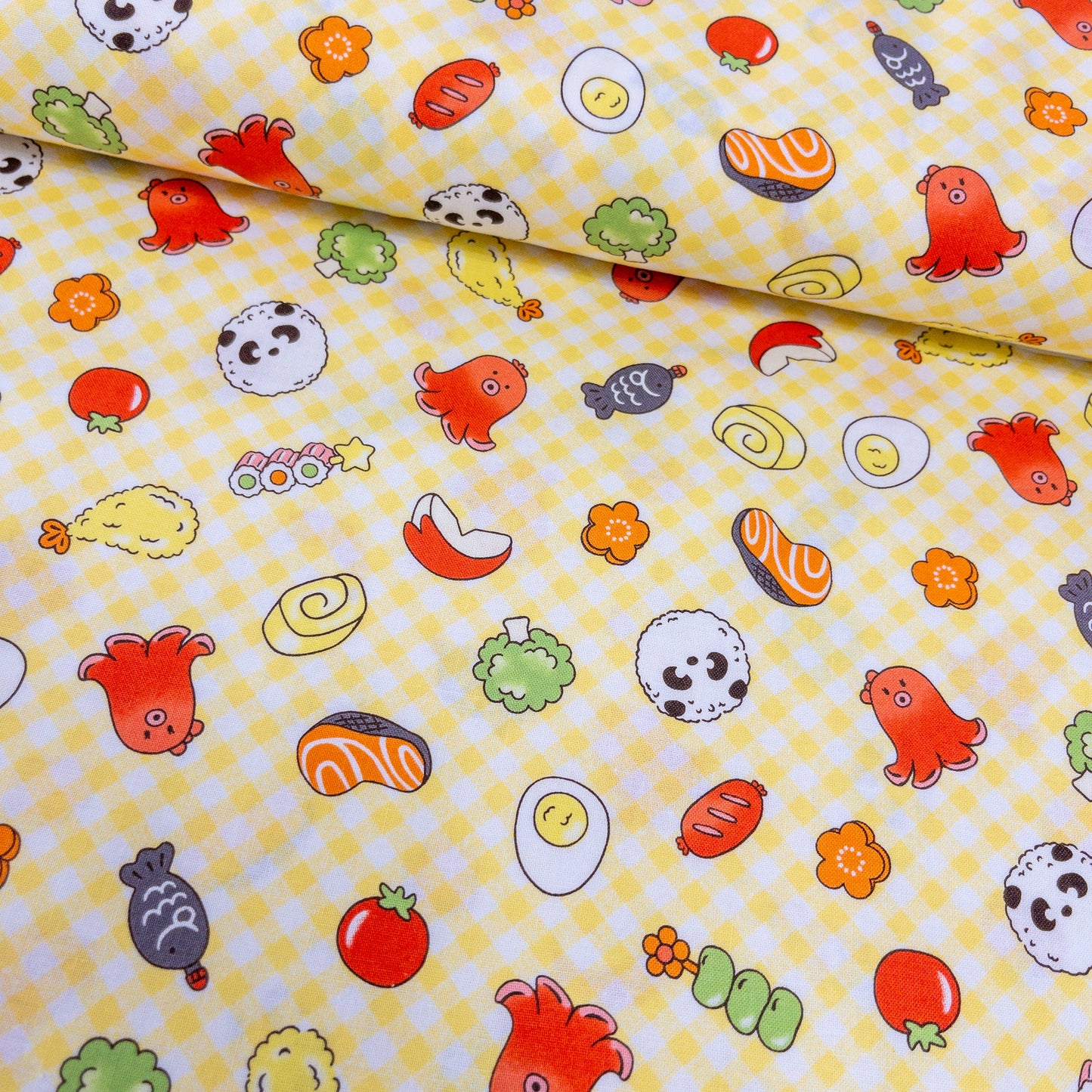 Japan | cute snacks 格仔可愛小食 | cotton printed sheeting 純棉