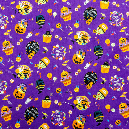 Japan | halloween treats 萬聖節糖果 | cotton printed shirting 純棉