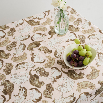 Japan | 365 cat. art cats everywhere 到處都是貓貓 | cotton printed sheeting 純棉