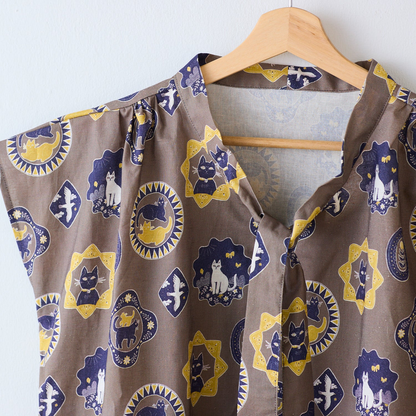 Sanae Sugimoto | Cat Days | cotton linen 棉麻