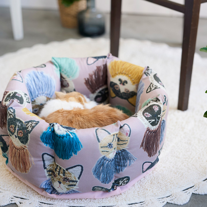 Kari Ishikawa | we are cats | cotton printed sheeting 純棉