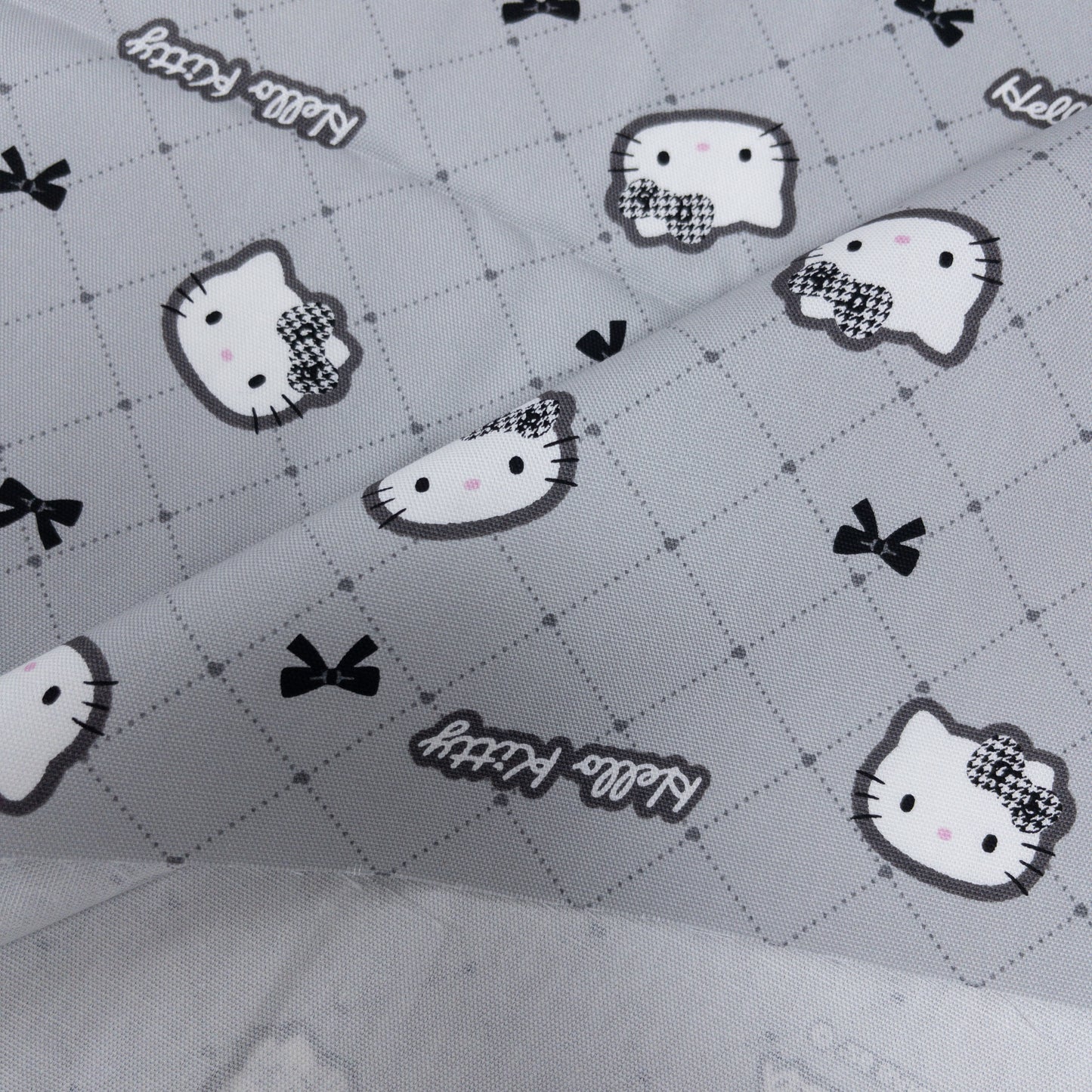 Japan | hello kitty 格紋 | cotton printed oxford 純棉
