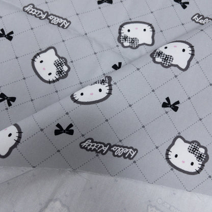 Japan | hello kitty 格紋 | cotton printed oxford 純棉