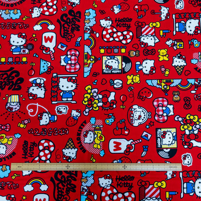 Japan | hello kitty | cotton printed oxford 純棉