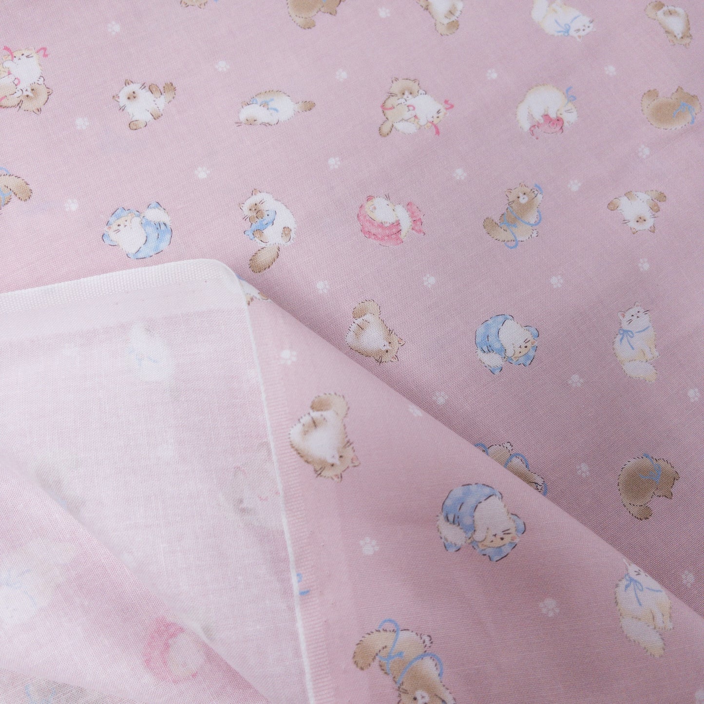 Japan | kitty 肉球小貓 | cotton printed sheeting 純棉
