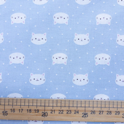 Japan | dots kitten 波點貓咪 | cotton printed sheeting 純棉