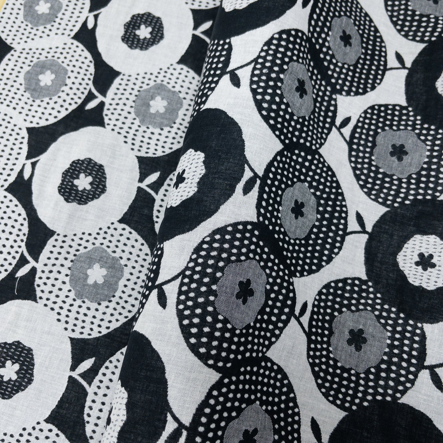 Kobayashi | 抽象果實圖案 | cotton double weave jacquard 純棉雙面提花