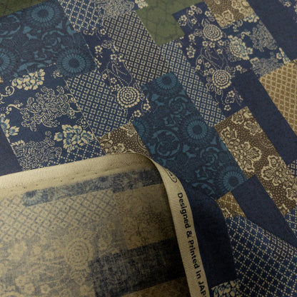 Kobayashi | japanese-style checkered quilting 和風拼格 | cotton printed sheeting 純棉