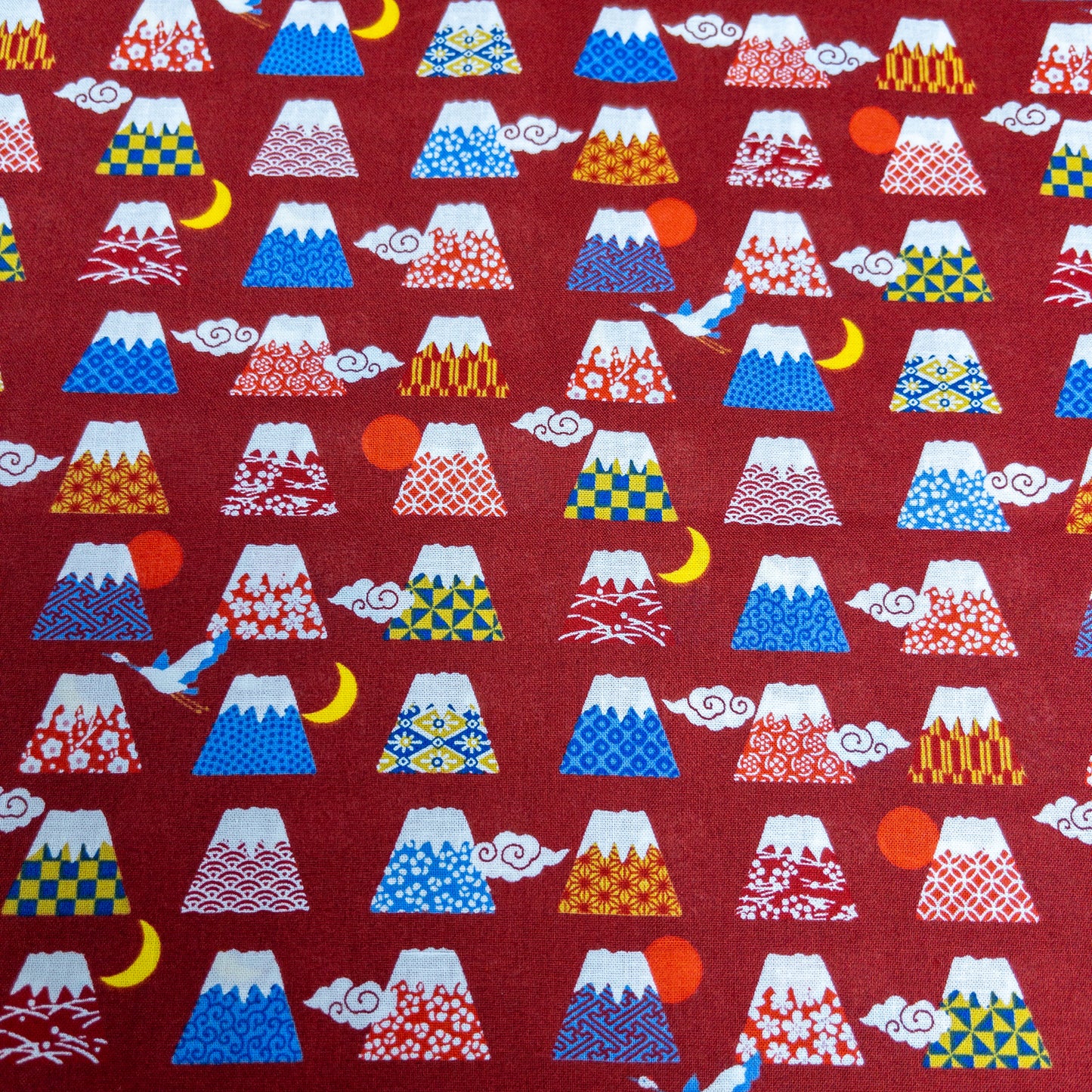 Japan | days of fuji  富士山日夜 | cotton printed sheeting