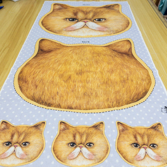 Unclecat 貓叔叔 | Geum cushion 大頭枕定位布 | cotton linen 棉麻