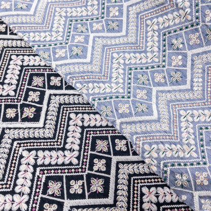 India | ethnic embroidered fabric 民族風刺繡布