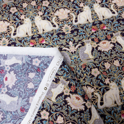 Quilt Gate | Cat relief pattern 貓貓浮雕圖案 | cotton printed sheeting 純棉