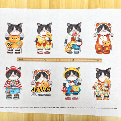 Unclecat 貓叔叔 | Jaws | cotton linen 棉麻