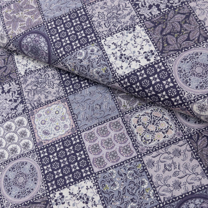 Japan | argyle pattern 菱形花磚 | cotton printed shirting 純棉