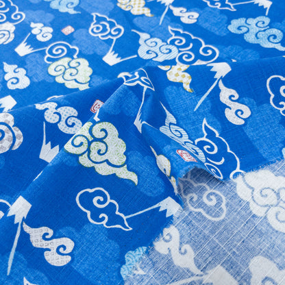 Japan | fujisan clouds 卡通富士山雲 | cotton printed sheeting 純棉