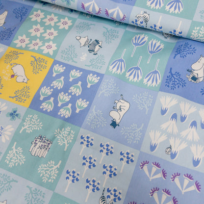 Japan | Moomin 姆明拼格 | cotton printed oxford 純棉