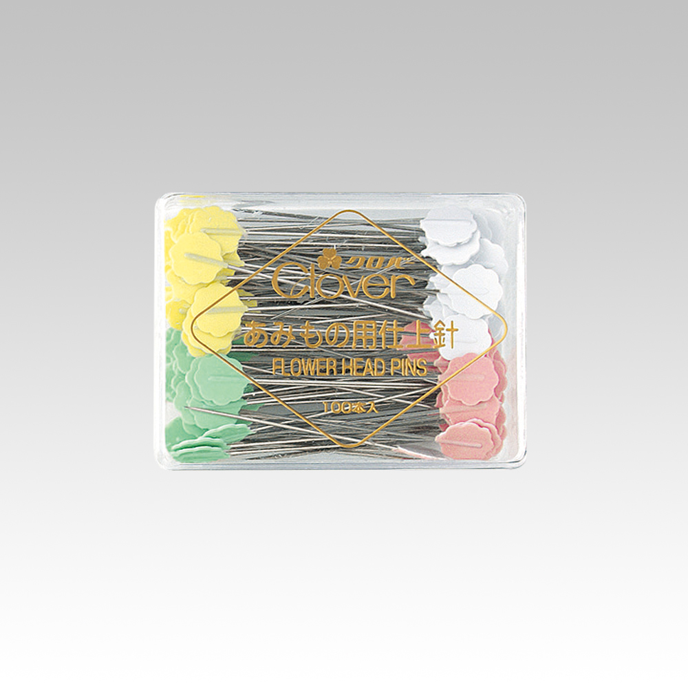 Clover flower head pins 梅花針 大頭針 - 100pcs/box