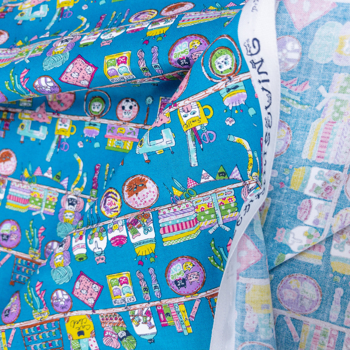 Japan | cat sewing workshop 貓貓車縫工作室 | cotton printed sheeting 純棉