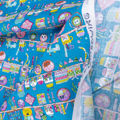 Japan | cat sewing workshop 貓貓車縫工作室 | cotton printed sheeting 純棉