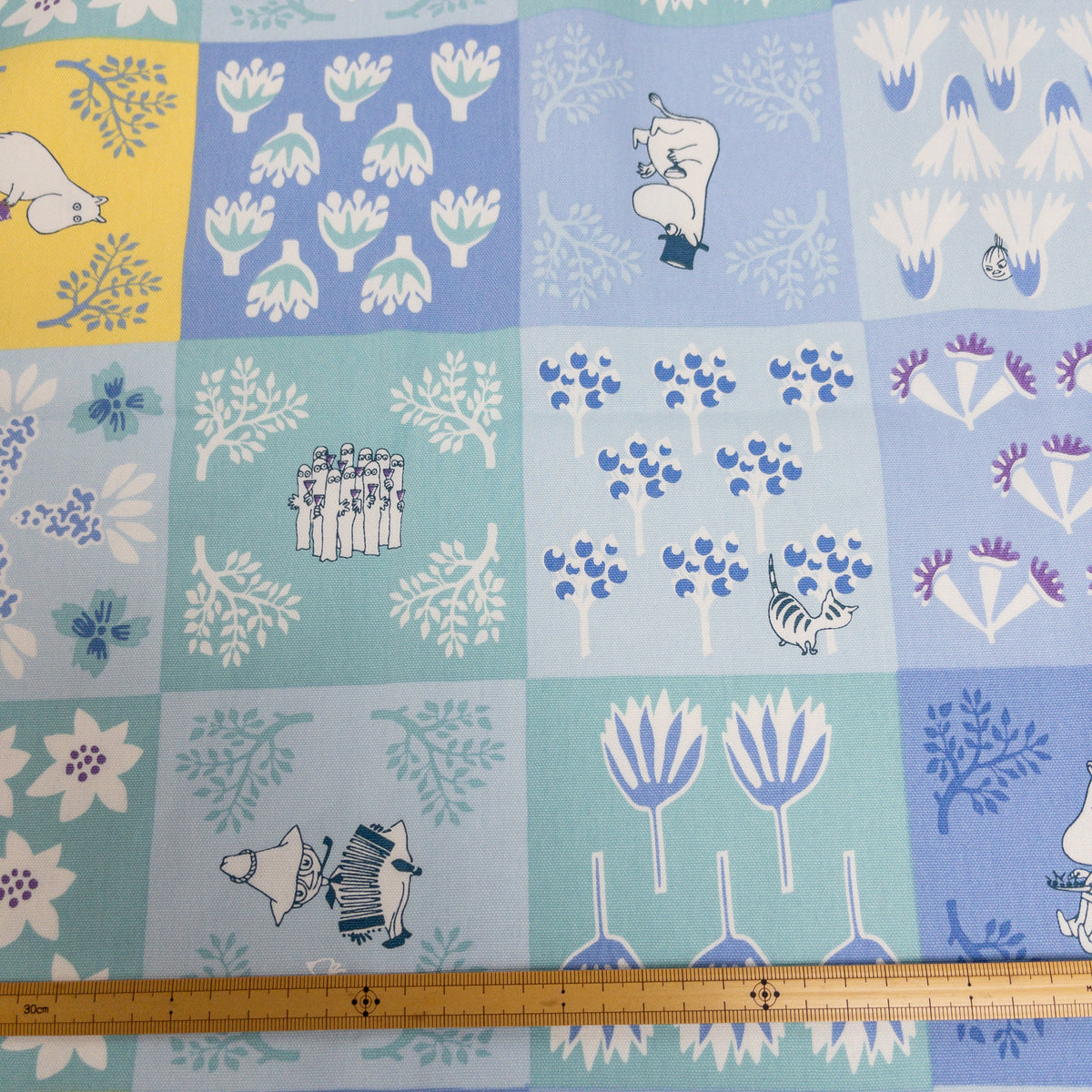 Japan | Moomin 姆明拼格 | cotton printed oxford 純棉