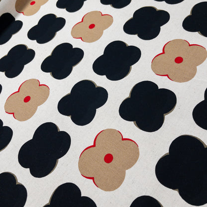 Kobayashi | cute flowers 可愛花形圖案 | cotton linen 棉麻
