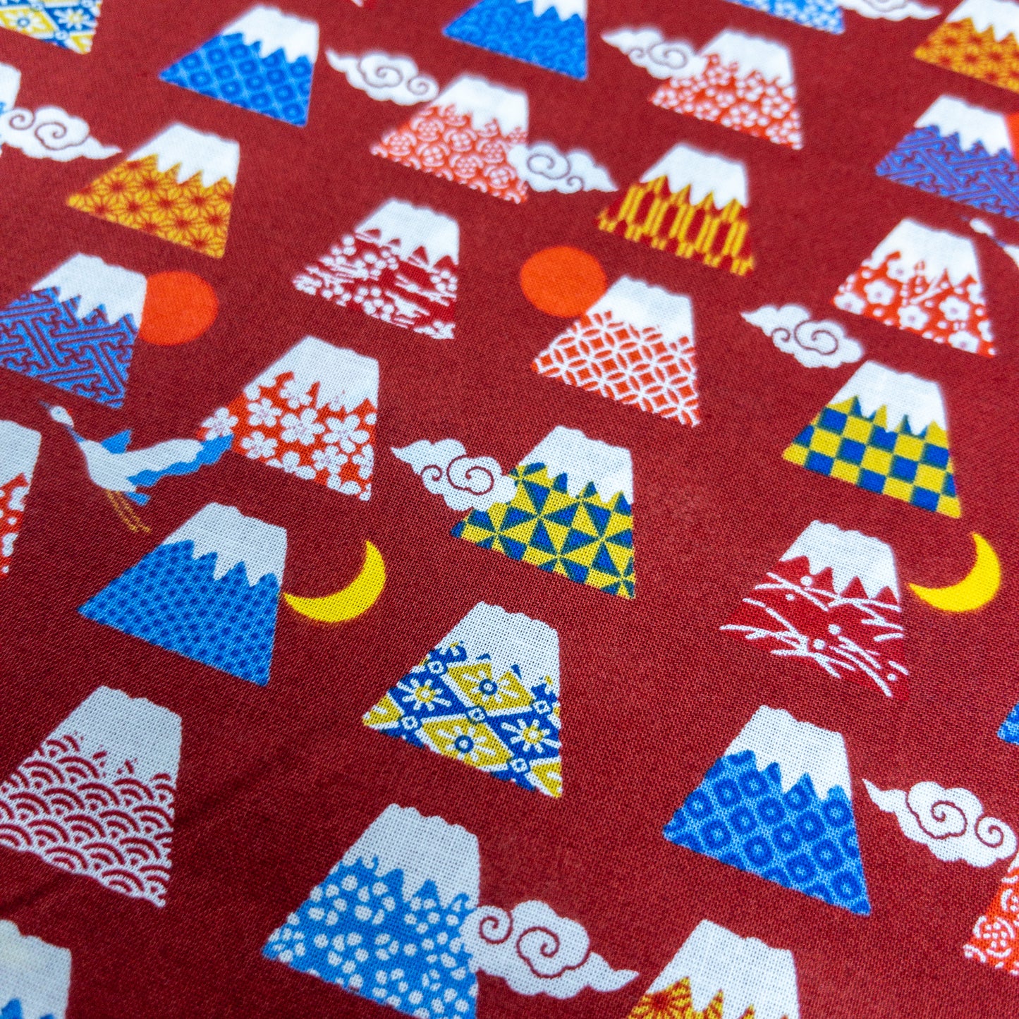 Japan | days of fuji  富士山日夜 | cotton printed sheeting