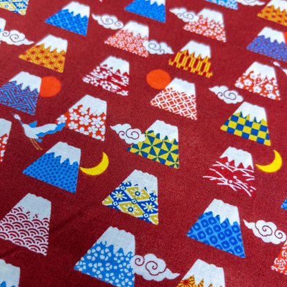 Japan | days of fuji  富士山日夜 | cotton printed sheeting