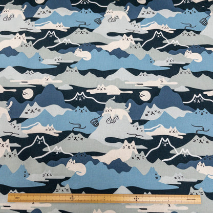 Taiwan | cat hill 貓貓山 | cotton printed oxford 純棉