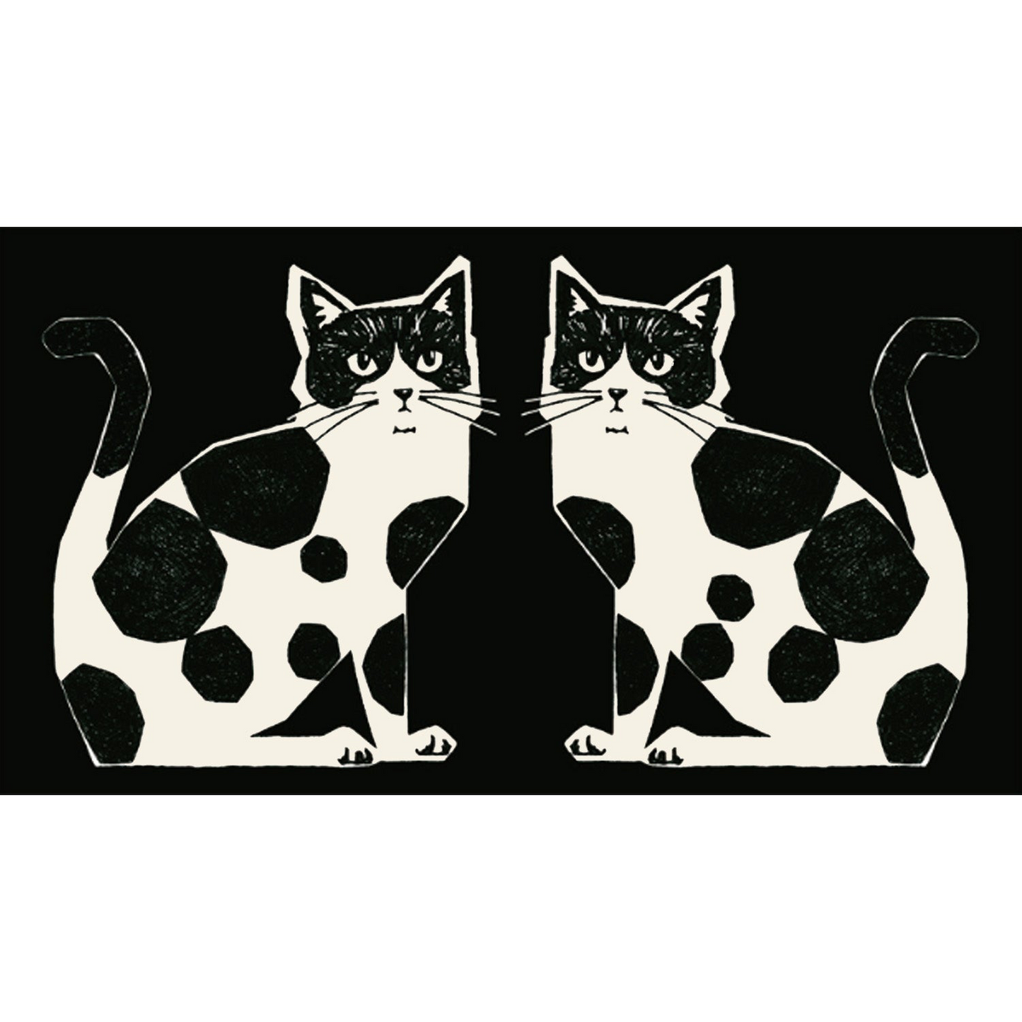 echino | TWO CAT 大貓 NekoNoe K from 30 SEWINGPINS | panel cotton linen 棉麻定位布