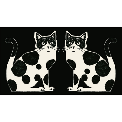 echino | TWO CAT 大貓 NekoNoe K from 30 SEWINGPINS | panel cotton linen 棉麻定位布