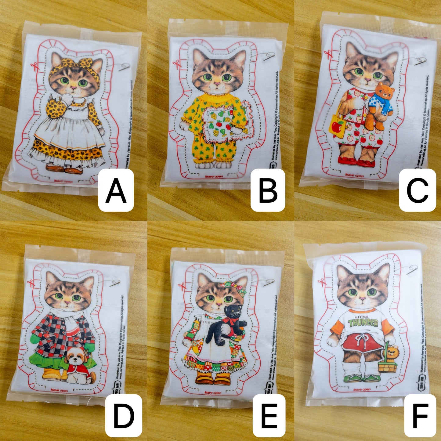 Unclecat 貓叔叔 | diy package 貓貓鑰匙扣