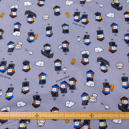 Japan | Chinese zombies 彊屍先生卡通布 | cotton printed sheeting 純棉