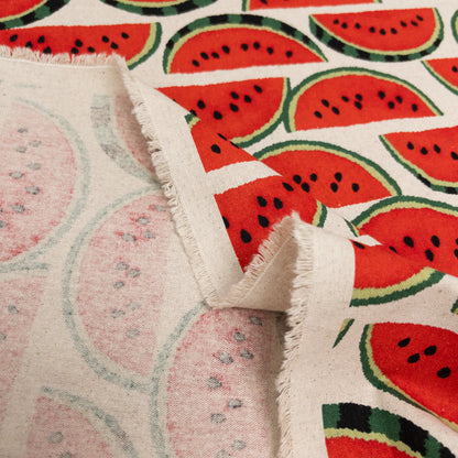Japan | watermelon 西瓜棉麻布 | cotton linen 棉麻