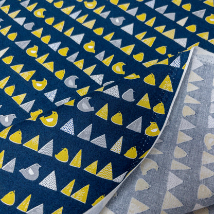 Japan | fukuoka bird cake 福岡特產小鳥 | cotton printed sheeting 純棉
