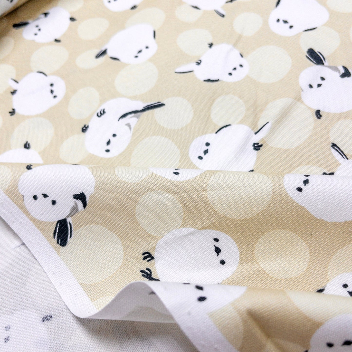Japan | long-tailed tit dots 北海道小鳥「雪之妖精」波點 | cotton printed oxford 純棉