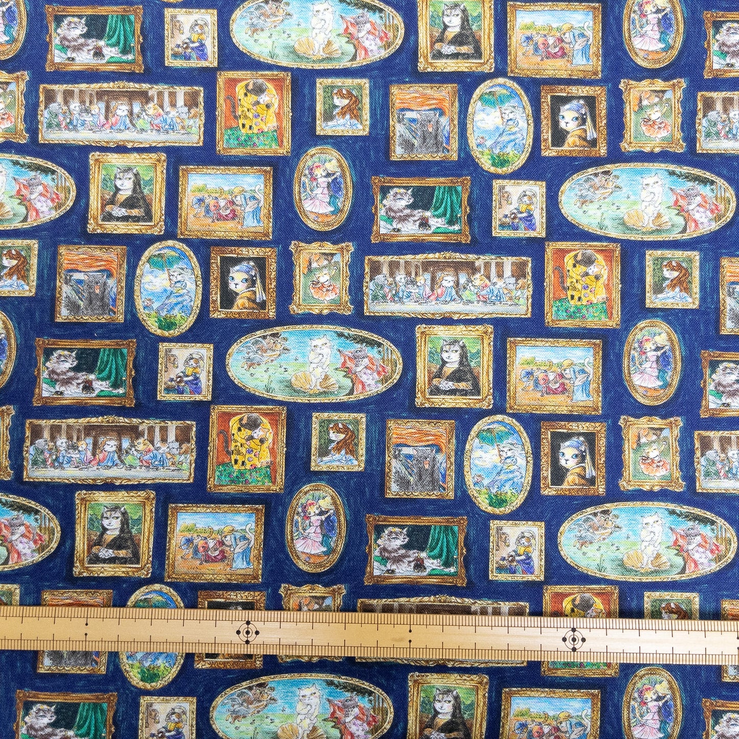 Japan | Mini! 『Hoyoka』Cats Art Museum 迷你版貓貓名畫 | cotton printed sheeting 純棉