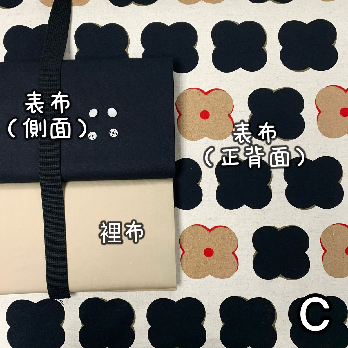 K·T SEWING｜限時推出！「三層Totebag」材料包 *送影片教學 （10月13日截單) Easy Three Pockets Totebag sewing kit (include tutorial videos)