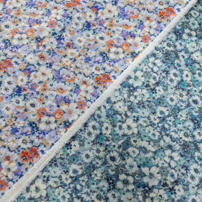 Japan | flowers painting 水彩碎花竹節 | cotton linen dyed dobby 竹節棉麻