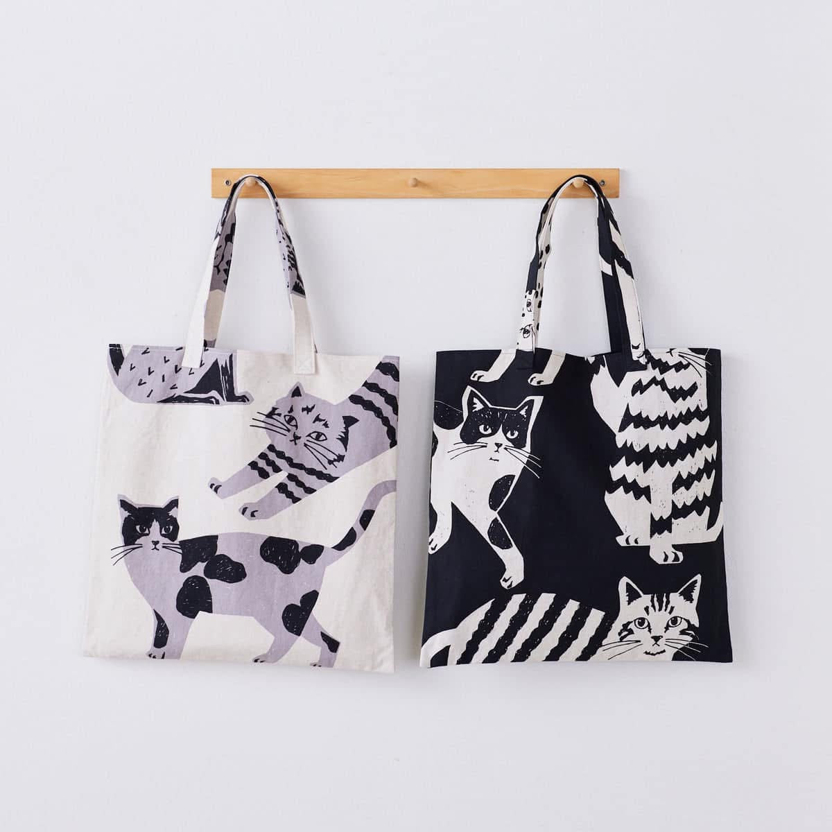 echino | NekoNoe Cat Cat 大貓 | cotton linen 棉麻