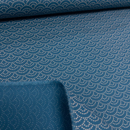 Japan | seigaiha 青海波 | cotton printed sheeting 純棉