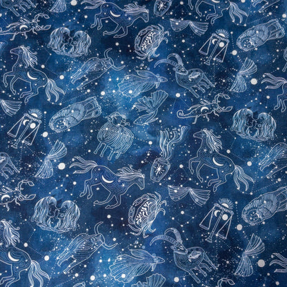 USA | zodiacs 星座夜空 | OEKO-TEX® Standard 100 cotton printed sheeting 純棉