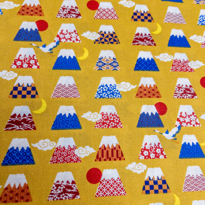 Japan | days of fuji  富士山日夜 | cotton printed sheeting