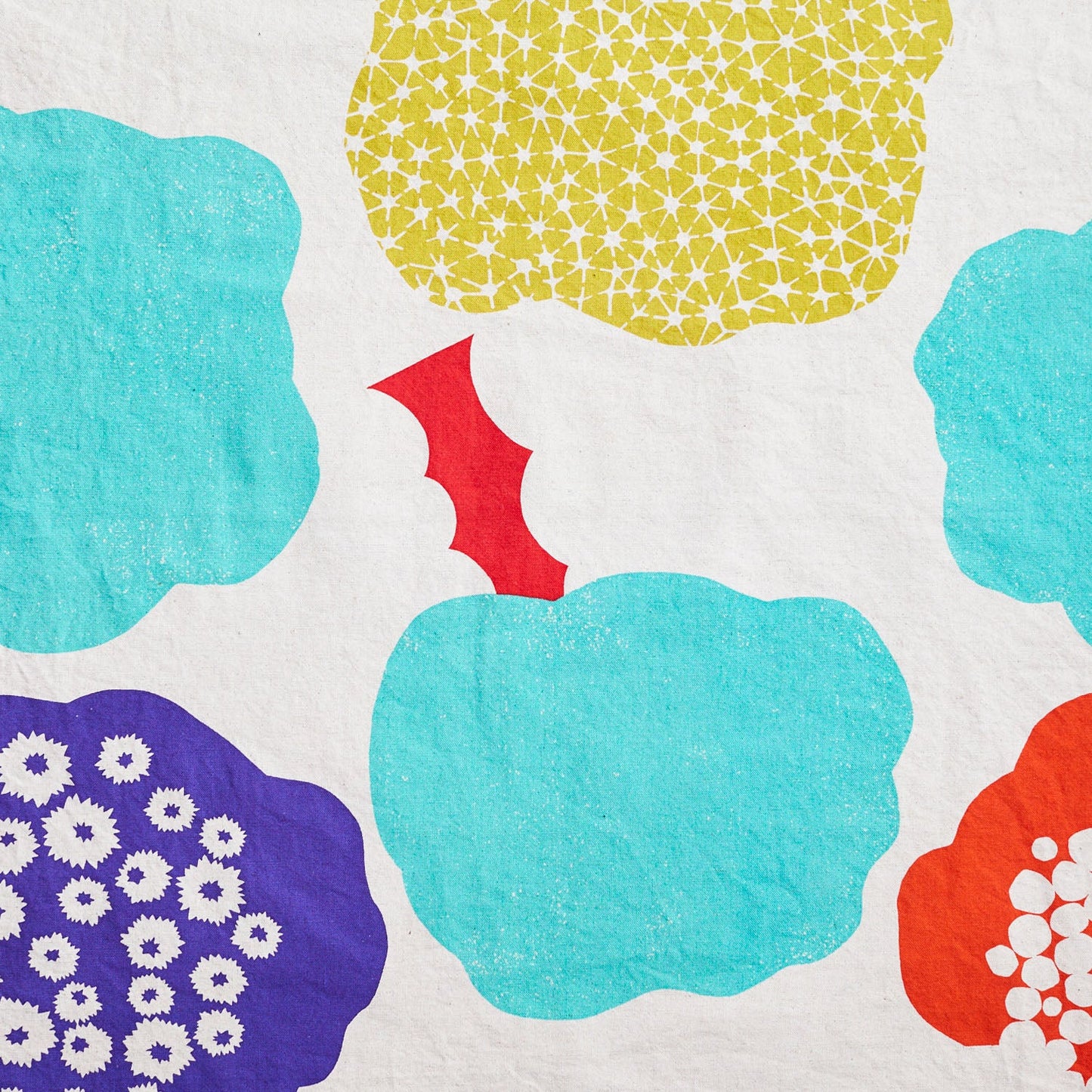 echino | Cloud flower | cotton linen 棉麻