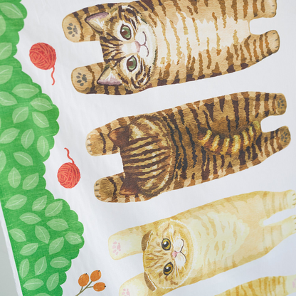 kokka home deco 趴趴動物 | cotton printed sheeting panel 純棉