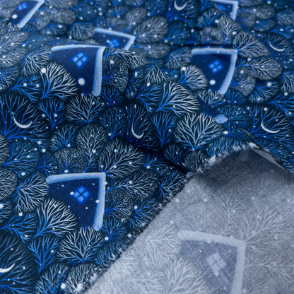 USA | Moon dance 雪地小屋 | cotton printed sheeting 純棉